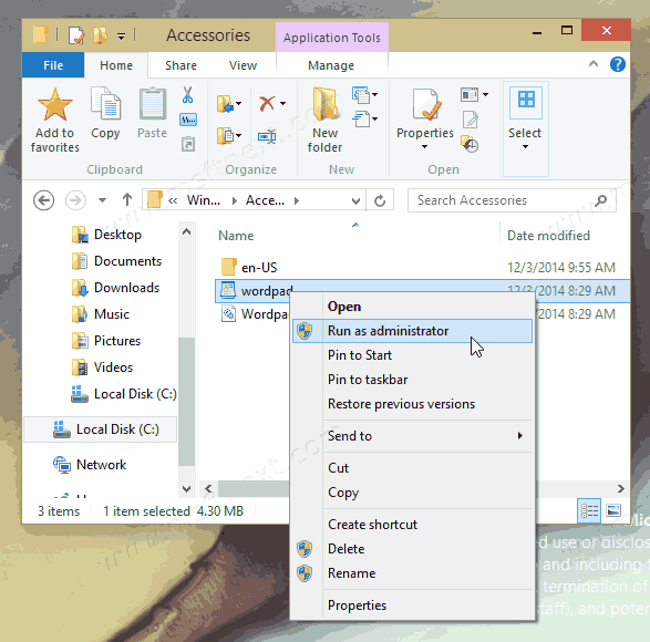 Run an App as Administrator in Windows 10