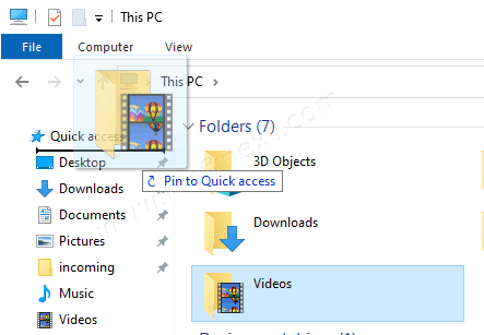 Windows 10 Pin Folder To Quick Access 3