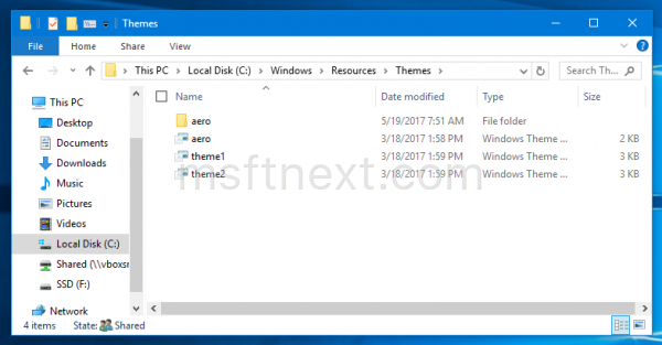 Windows 10 Themes Folder