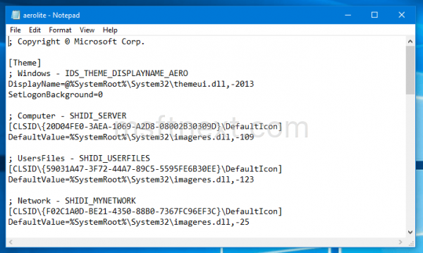 Open Aerolite File With Notepad