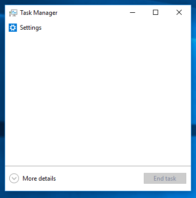 Task Manager Default Look