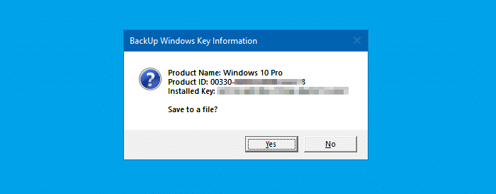 Find Windows 10 Product Key