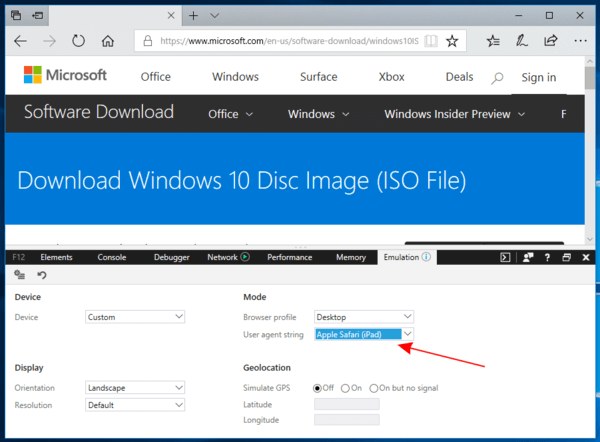 direct download win 10 iso