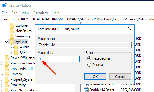 Disable UAC In Windows 10 Pic3