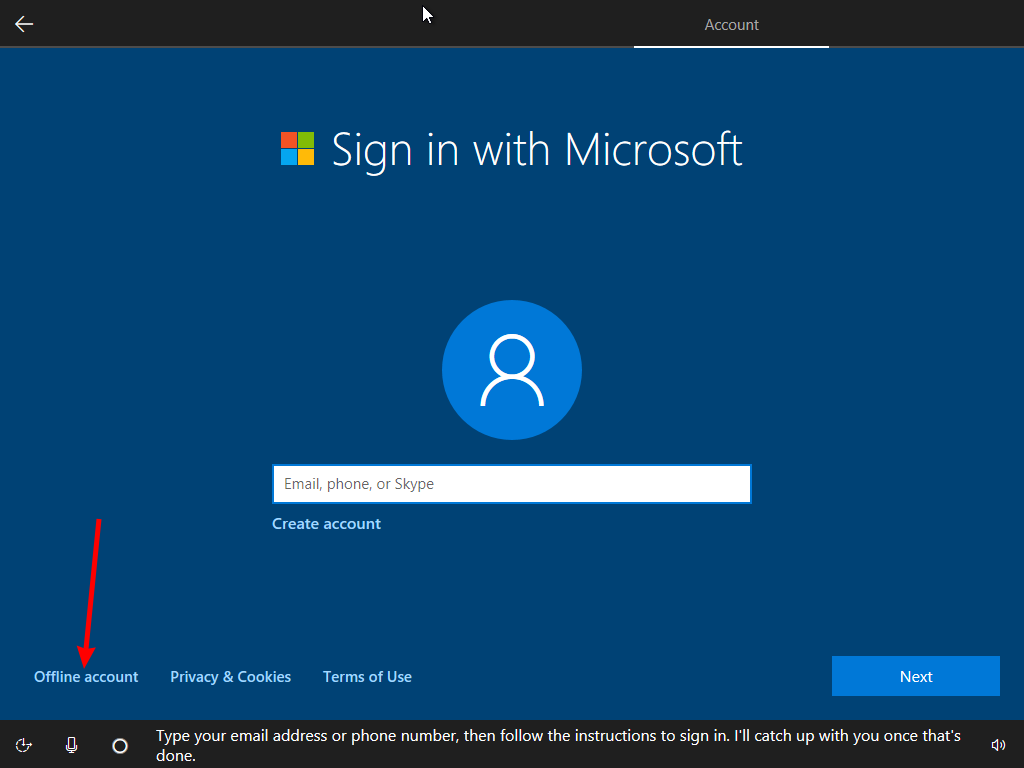 Install Windows 10 Without Microsoft Account Install Windows 10 Without Microsoft Account