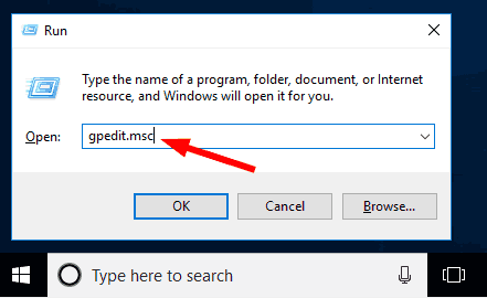 Run Gpedit Msc