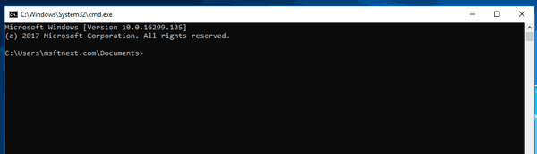 Windows 10 Command Prompt