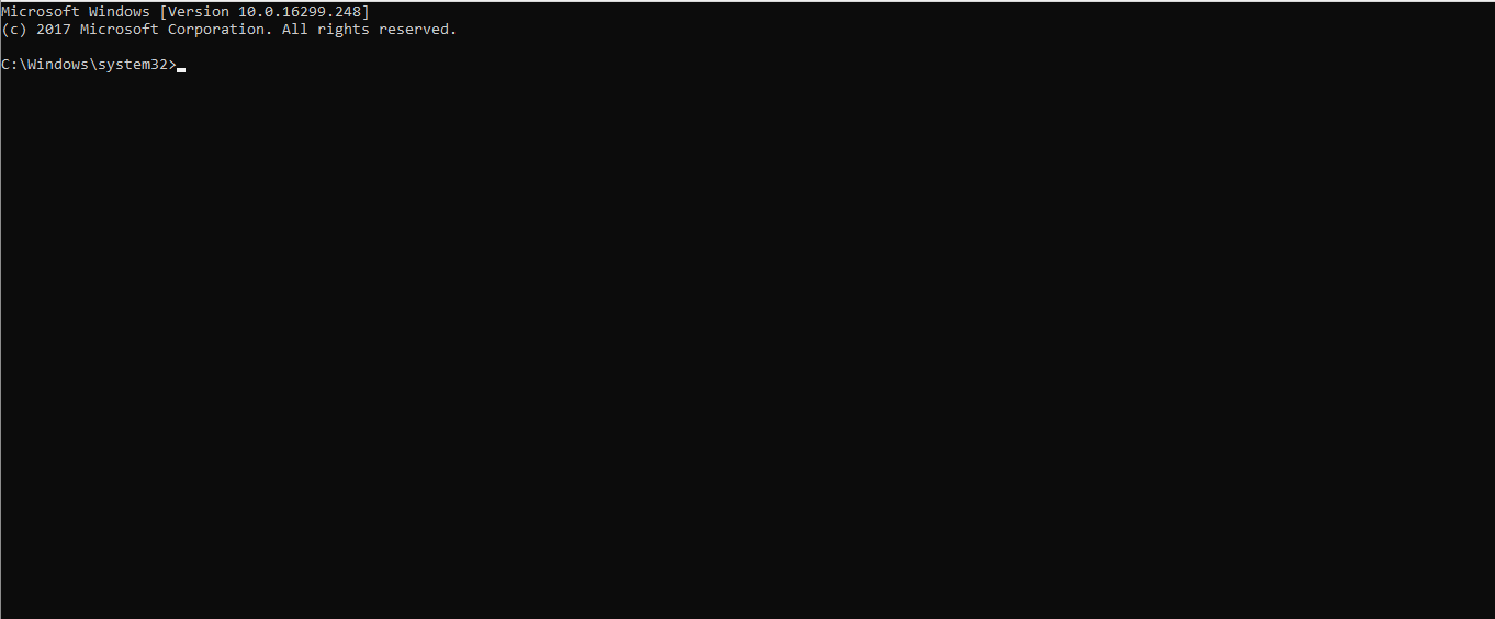 Windows 10 Command Prompt Fullscreen