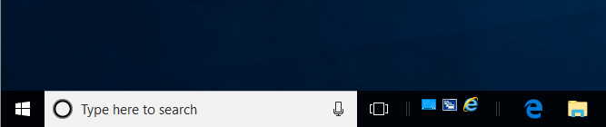Windows 10 Quick Launch Toolbar