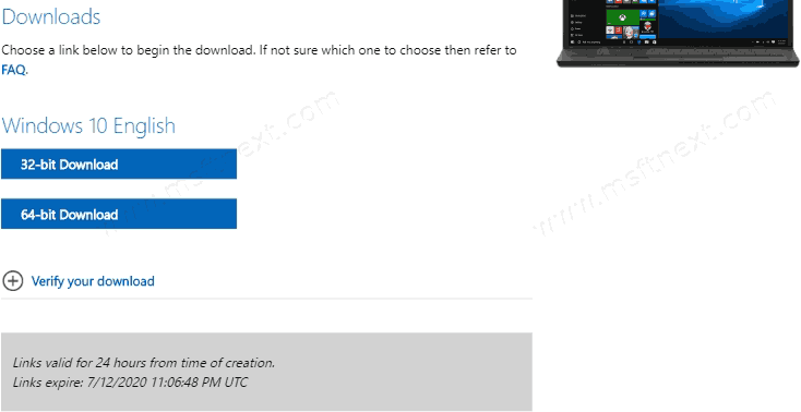 Windows 10 Download ISO File Step 4