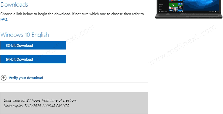 Download Windows 10 ISO File Directly Without Media Creation Tool