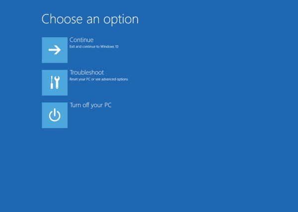 Create Shortcut to Advanced Startup Options in Windows 10