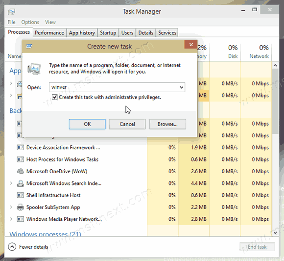 Task Manager Run As Administrator