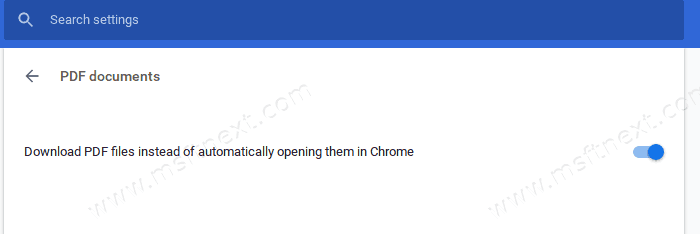 Chrome Additional Content Settings PDF Documents Download Pdfs