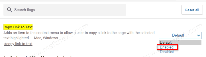 Microsoft Edge Copy Link To Text Flag