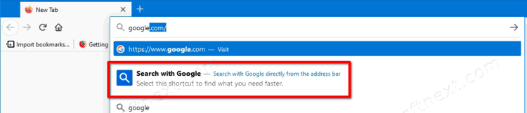 Firefox Search Engine Suggestion