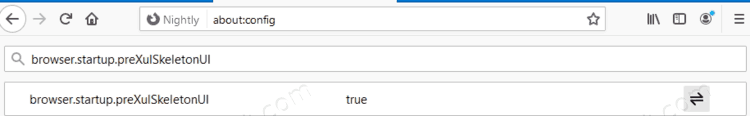Firefox Enable Skeleton Ui