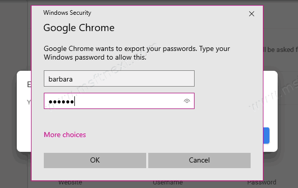 Chrome Export Passwords 3