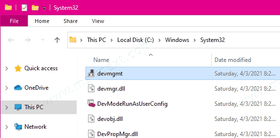 Open Device Manager In File Explorer