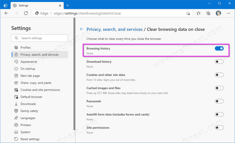 How To Delete History In Microsoft Edge