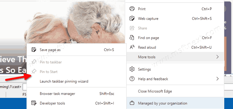Disable the Cast media feature in Microsoft Edge