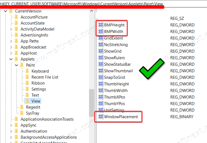 Reset Document And Window Size In Microsoft Paint