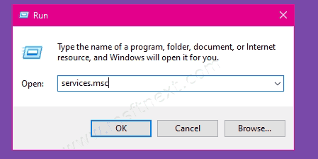 Windows 10 Open Services Services Msc
