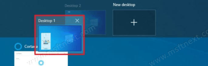 How to change the order of virtual desktops in Windows 10