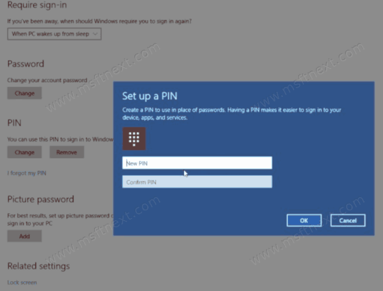 Windows 10 Set A Pin