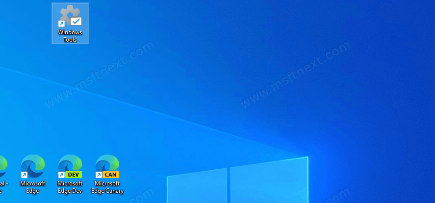 Windows Tools Shortcut Banner