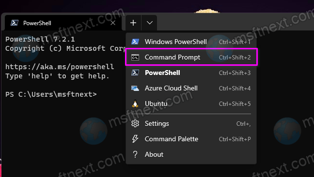 Open Command Prompt In Windows Terminal