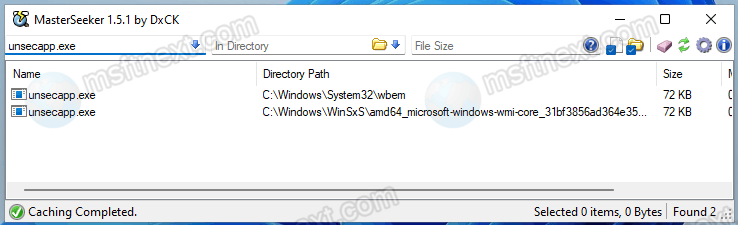 Unsecapp.exe File Location