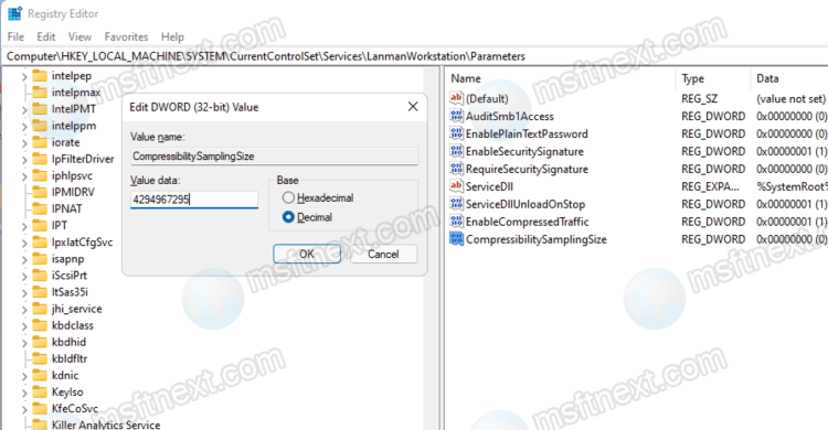 Windows 11 Always Compress All Files Transferred Over The Network