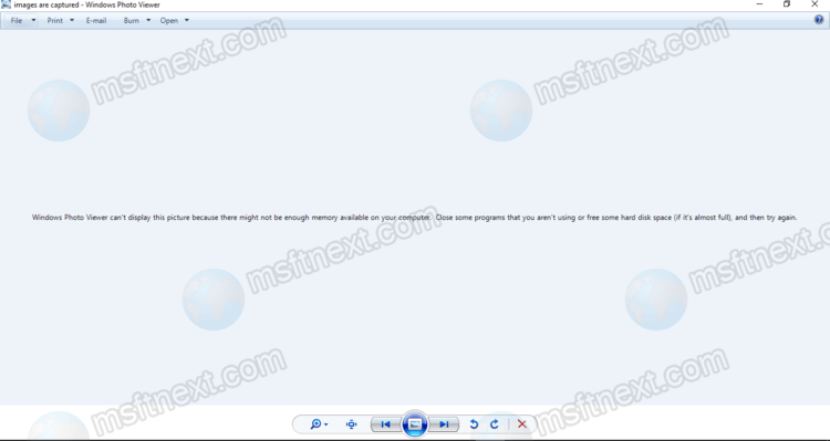 Windows photo viewer can't run because not enough memory? - Super User
