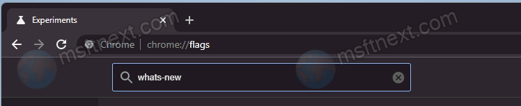 Chrome Find Whats New Flags