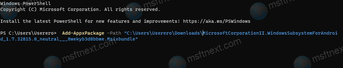 Install Windows Subsystem For Android In Windows 11