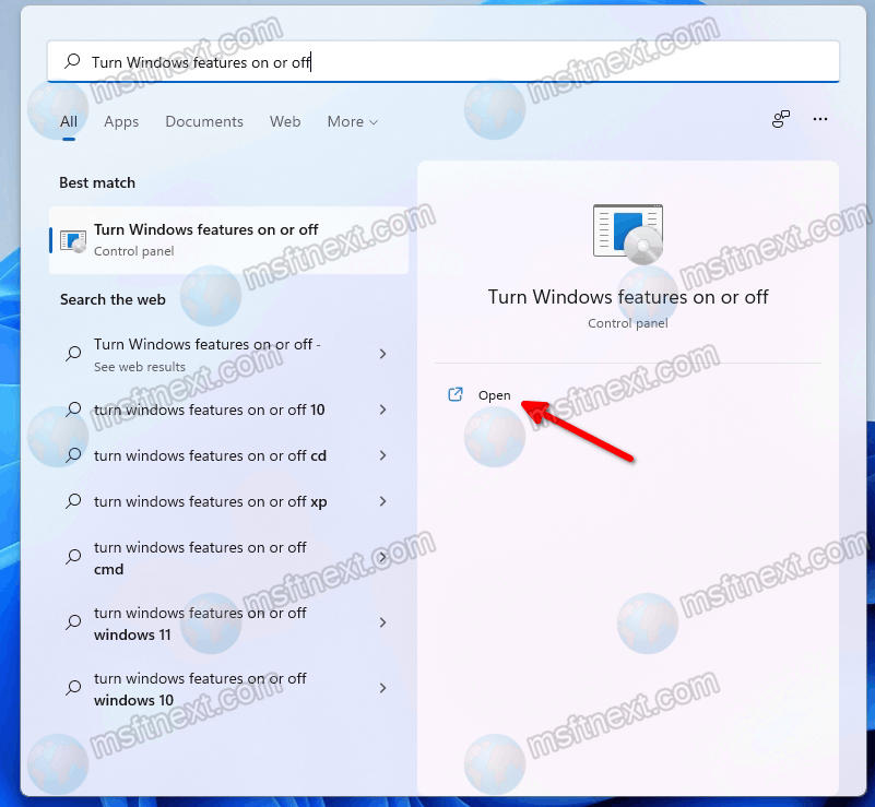 Windows 11 Turn Windows Features On Or Off