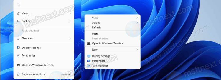 Windows 11 Full Context Menus