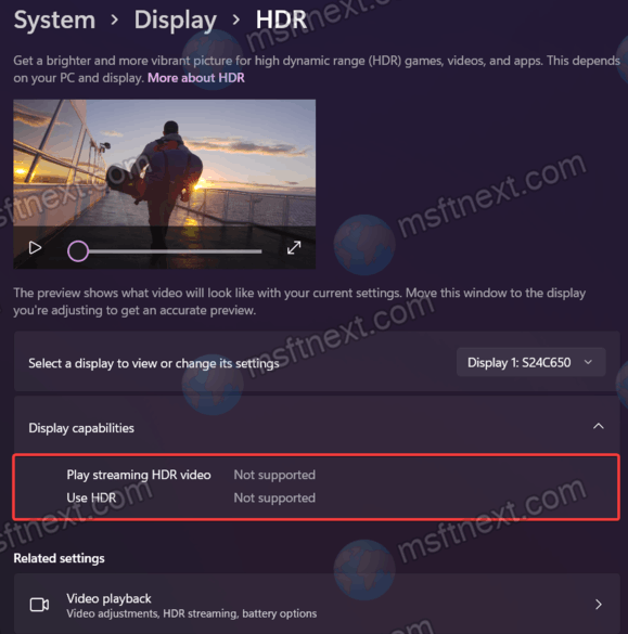 Check HDR Support In Windows 11 2