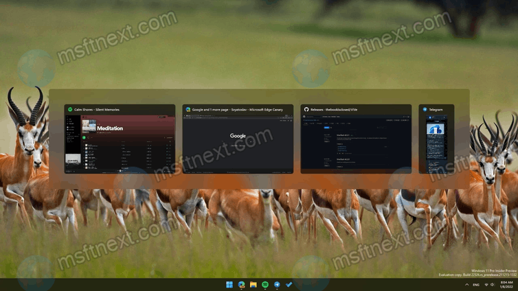 How to Enable Classic Alt Tab Dialog in Windows 11