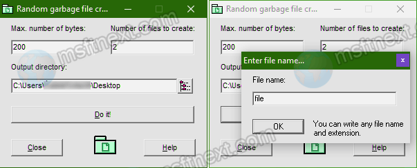 Random Garbage File Creator