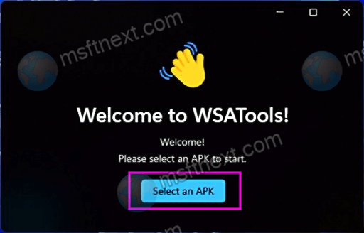 Install Android apps from APK files on WSA with WSATools