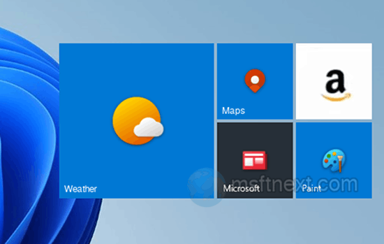 Windows 11 Live Tiles