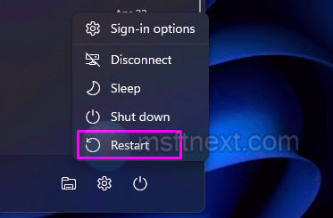 Restart Windows 11