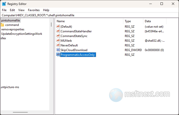 Remove Add To Favorites Menu in Windows 11