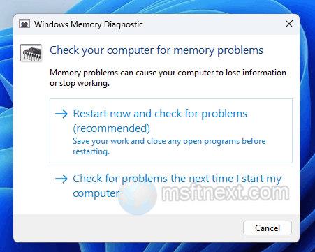 diagnose computer RAM