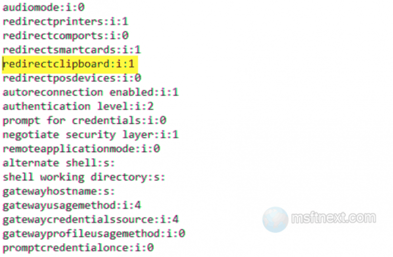 RDP clipboard copy and paste is not working