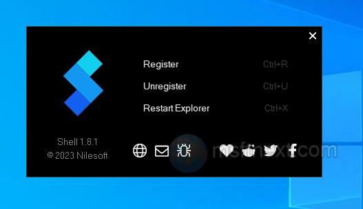 restart nilesoft shell