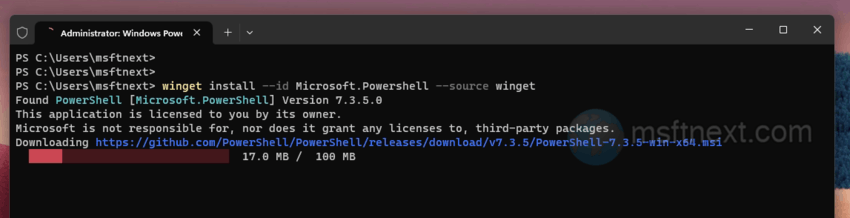 update powershell