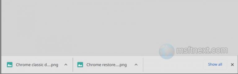 How to restore the old download panel in Chrome